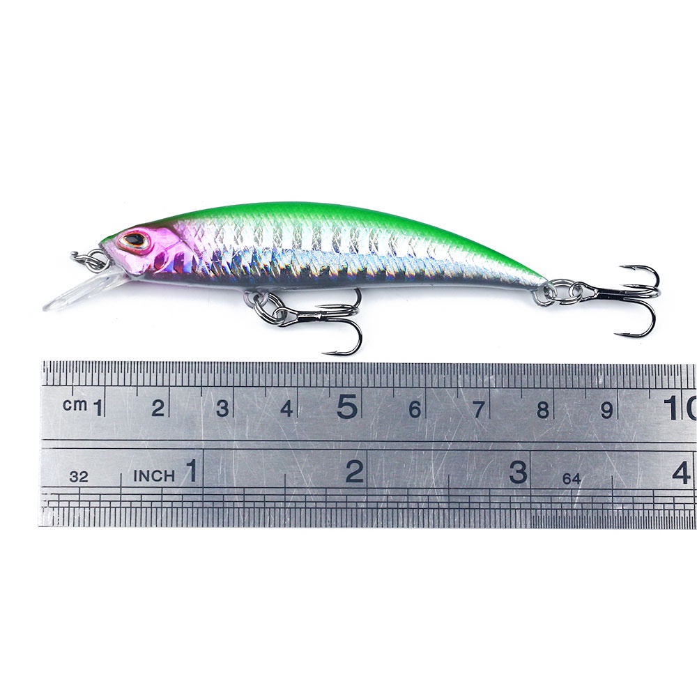 Hengjia 10 Pcs Umpan Pancing Hard Bait Bentuk Ikan Panjang 9g Ukuran 80mM