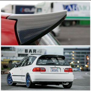 spoiler wing spoon carbon honda civic estilo Termurah
