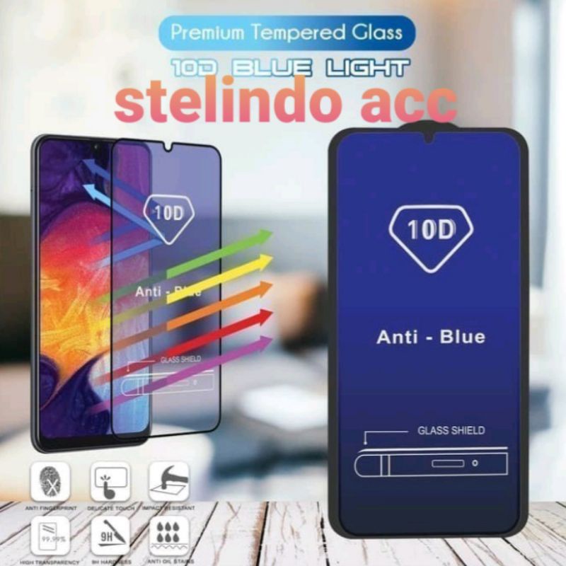 Temper glass Anti blue/Anti radiasi Oppo A54/A5/A7/A5s/A9 anti gores