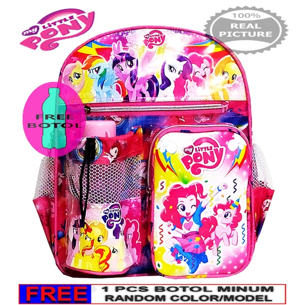 Tas Ransal Anak Perempuan sekolah PAUD/TK Karakter FROZEN -UNICORN -PONY- LOL- BTS 21 FREE BOTOL!!