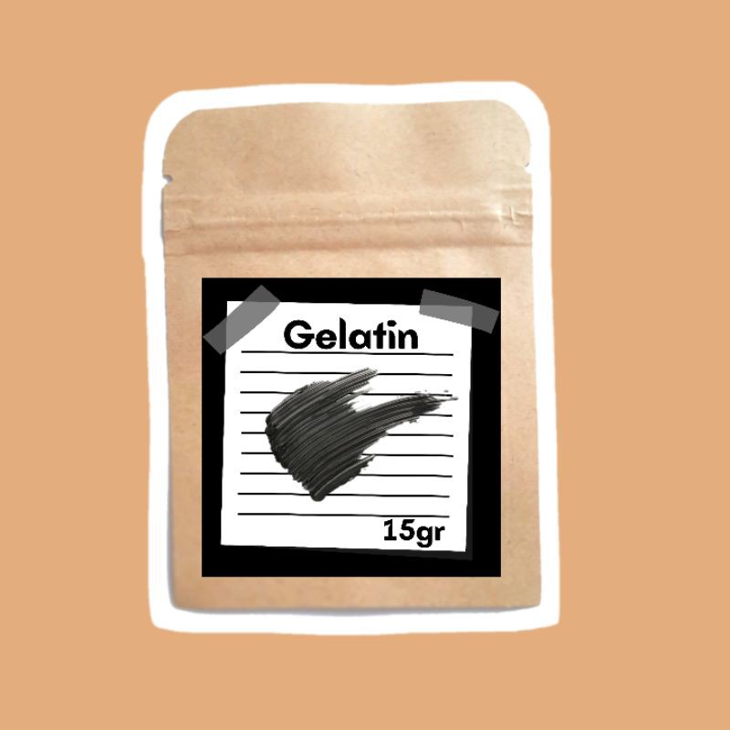 15 GRAM MASKER KOMEDO GELATIN  HALAL MUI ORIGINAL-G  Charcoal