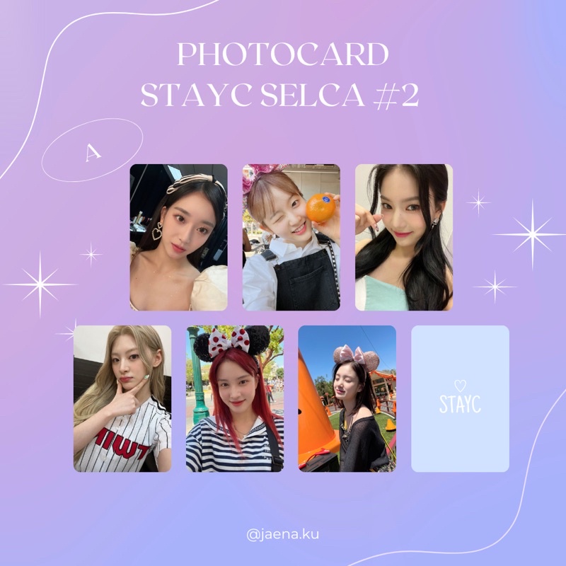 [STAYC] PHOTOCARD SELCA #2 STAYC ‼️BACA DESKRIPSI‼️