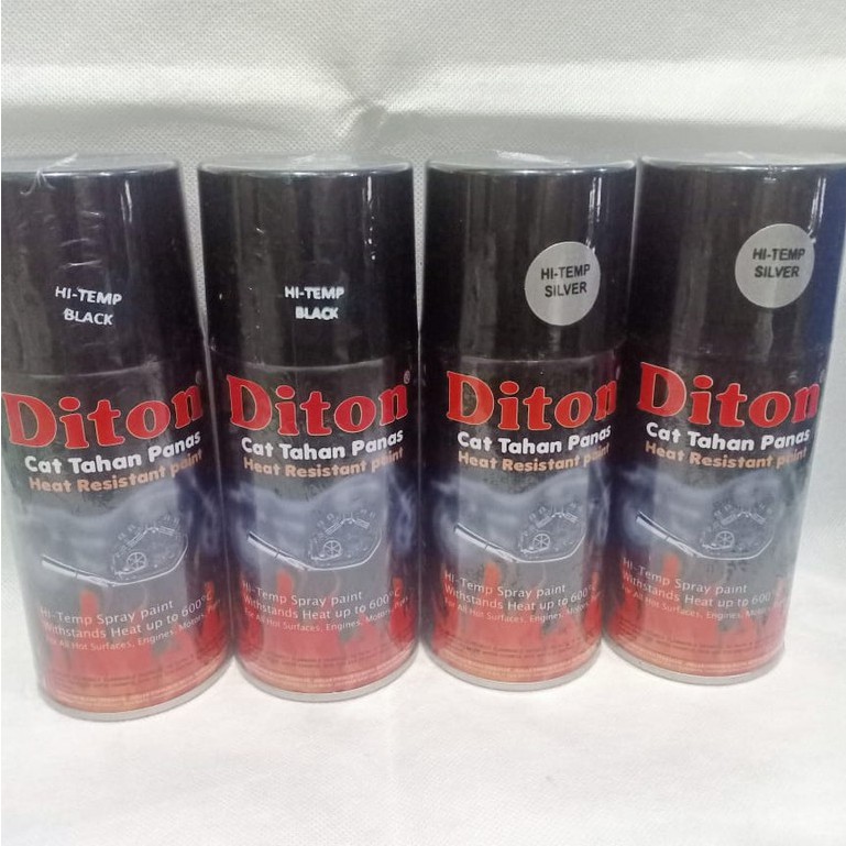 DITON Premium 400cc Pilok Pilox Cat Semprot Warna Hitam, Putih, Clear, Merah, Gold, Hijau, Grey, dll