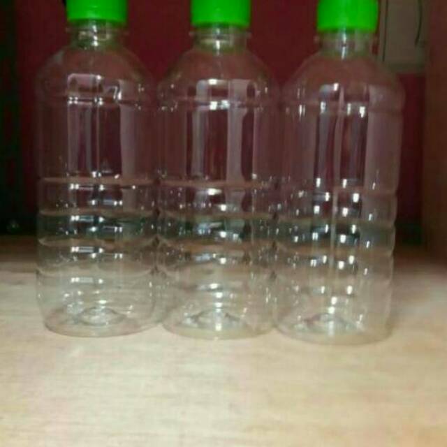  BOTOL  AIR MINUM MINERAL 500 ml 500 ml AQUA PLASTIK PET 