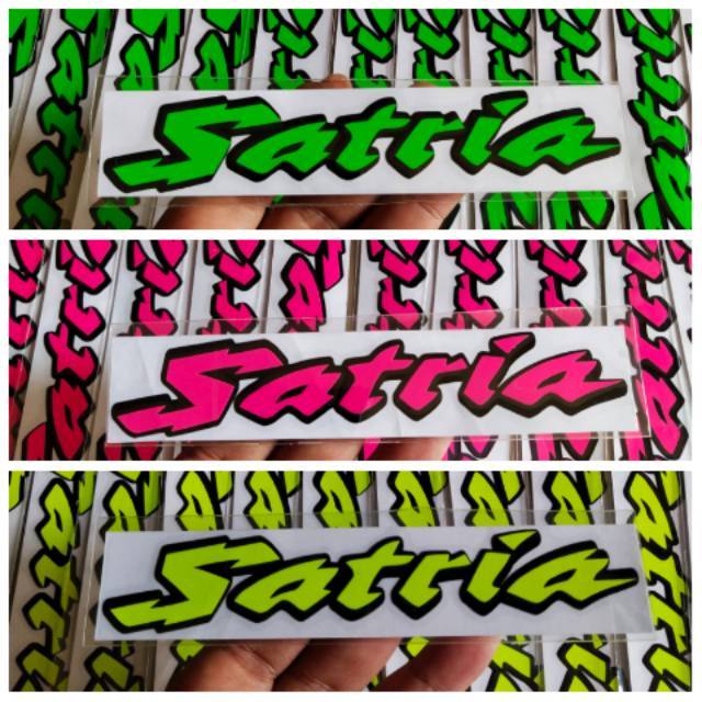 STIKER CUTTING  STICKER  THAILAND TUMPUK SATRIA thailand 