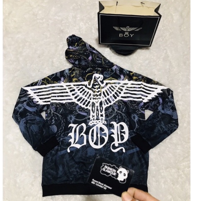 BOY40 SWEATER BOY LONDON PRIA WANITA SPECIAL WINGS COLOUR