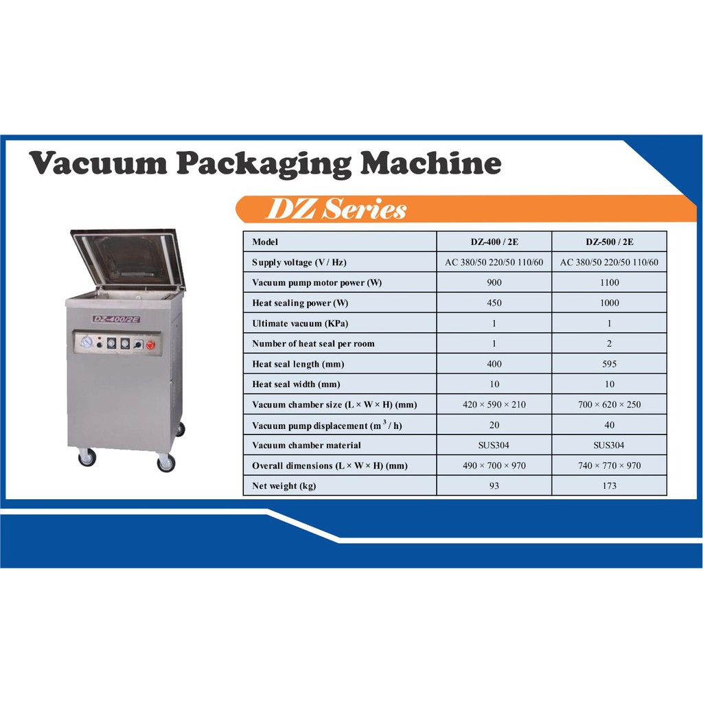 MESIN VACUM PACKING / MESIN VACUM KEMASAN DZ 400 (PORTABLE) Berkualitas