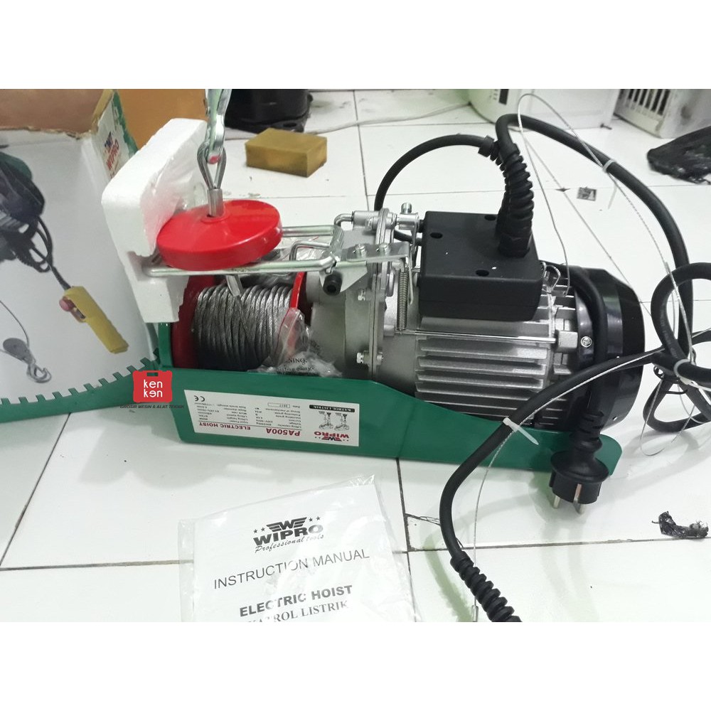 Jual Electric Hoist 500 kg PA 500 Wipro Katrol 500 kg Shopee Indonesia