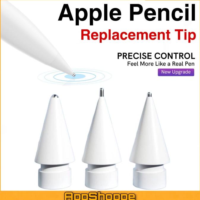 

Apple Pencil Gen 1 2 Upgraded Replacement Tip Nib Case Stylus Pen