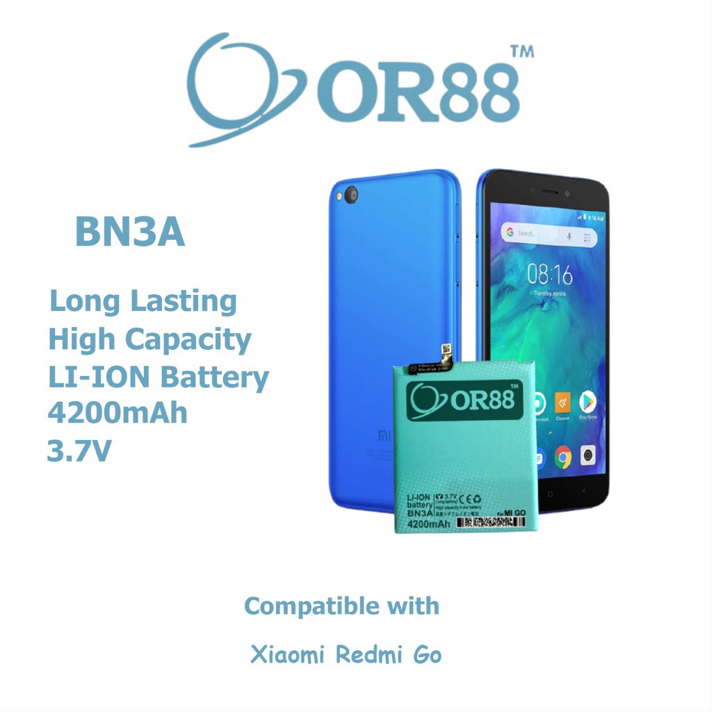 Baterai Batre Battery Double Power Xiaomi Redmi Go BN3A OR88/ Oriens88