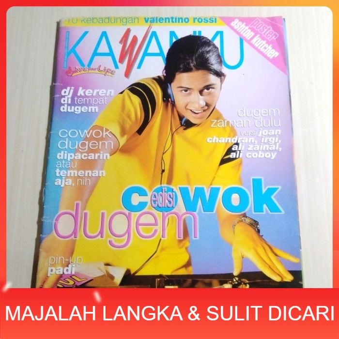 Majalah KAWANKU No.3 Jul 2001 FATHIR MUCHTAR (RARE ITEM) + POSTER Langka