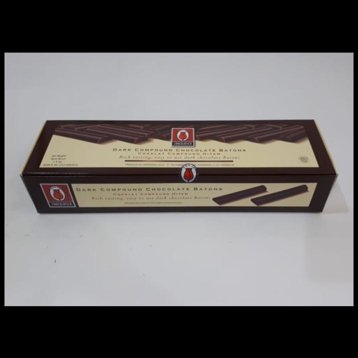 

Cokelat Stick Baton Tulip / Dark Compound Chocolate Batons Tulip 1.5Kg