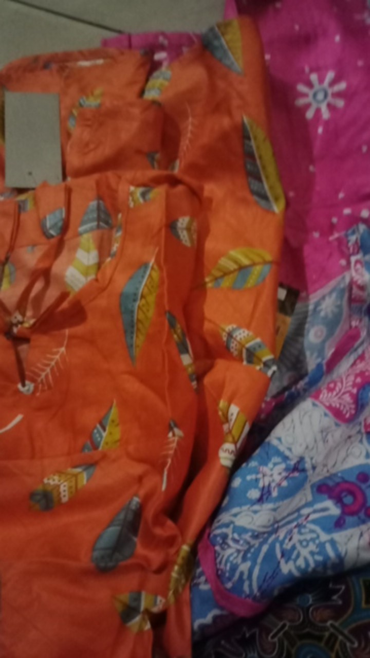 Daster Batik Anak / Baju Harian Anak Motif Cantik