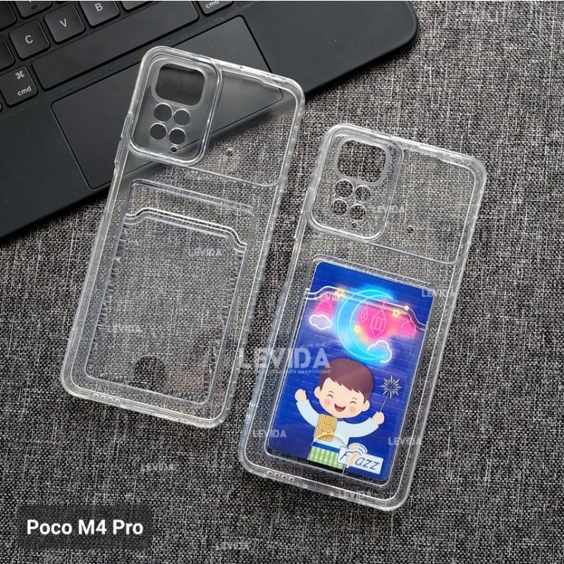 Case Poco X3 NFC X3 Pro X4 Pro Card Case Bening Slot Kartu Case Poco X3 NFC X3 Pro X4 Pro