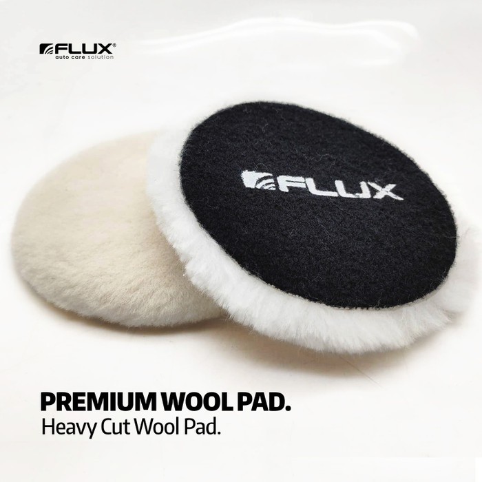 FLUX WOOL PAD HEAVY CUT - WOOL PAD POLES PREMIUM TERBAIK Uk. 5,5 INCH