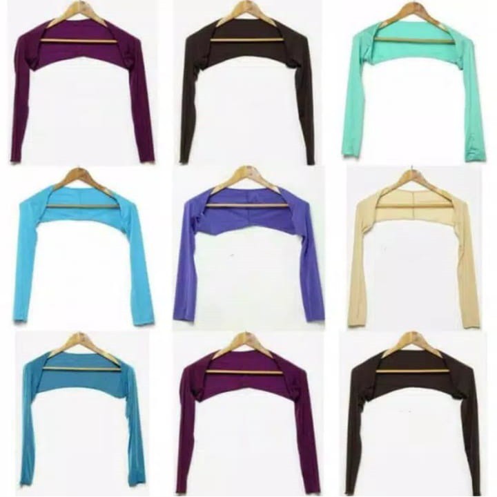 Manset Bolero, Manset Lengan Sambung Rayon Super  & Spandex Balon  All Size Fit to XL-4