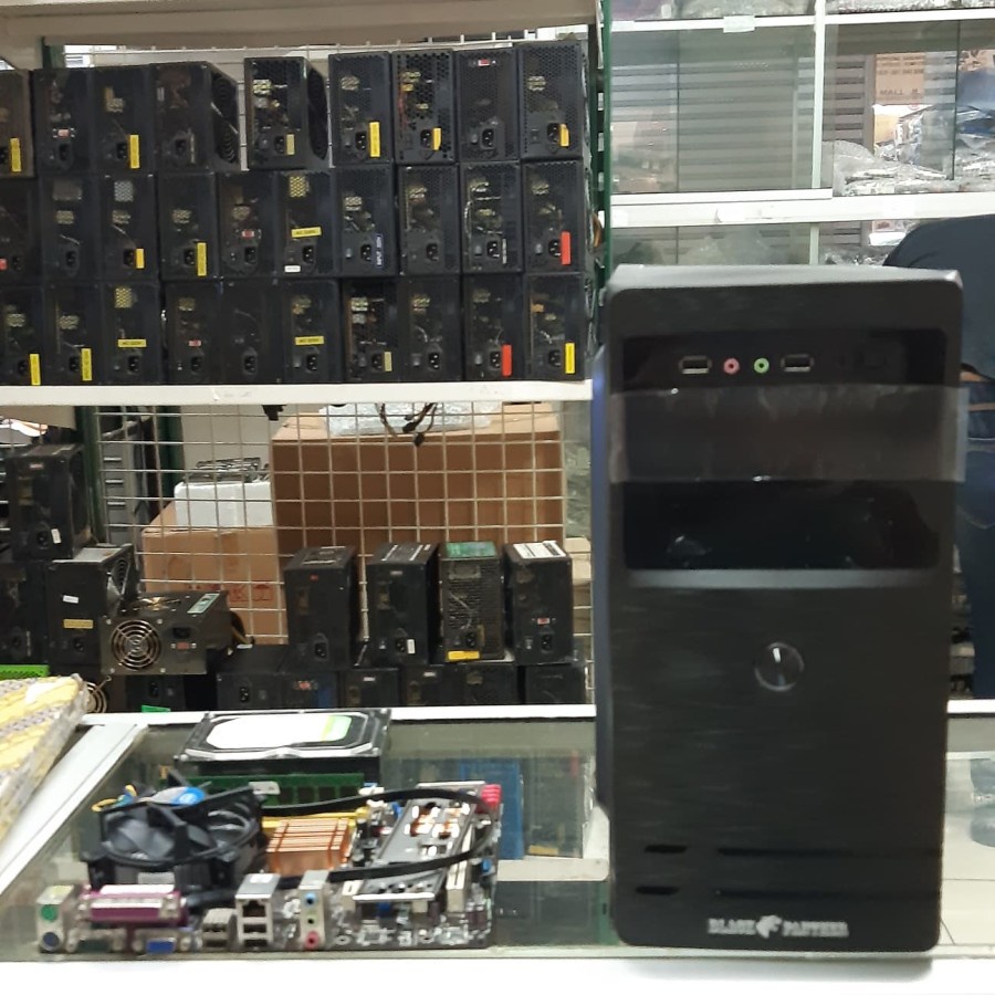 cpu intel core2duo ram 2gb ddr2 siap pakai