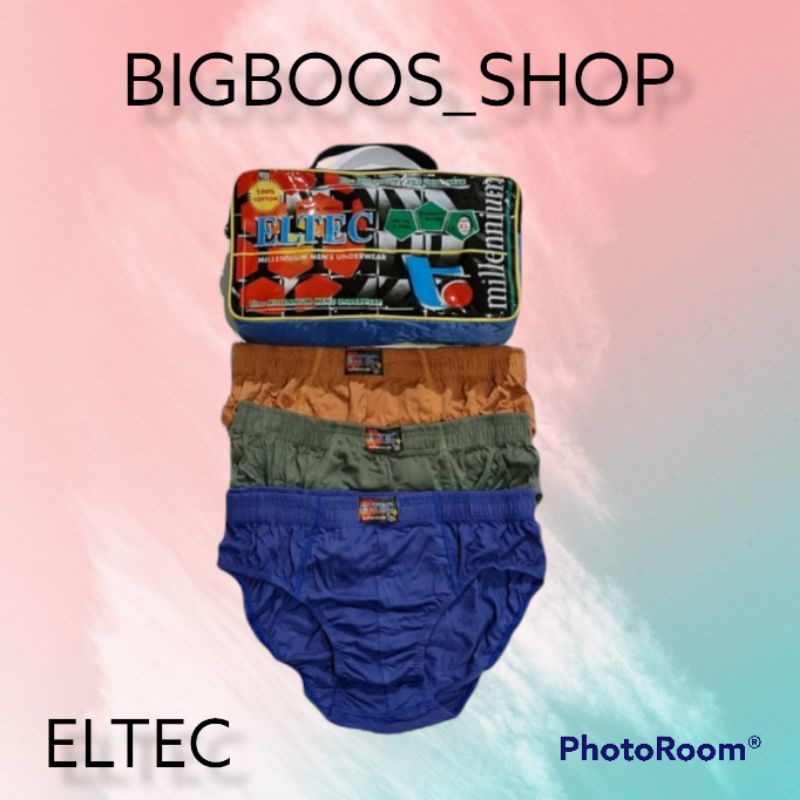 Jual Celana Dalam Cowok Pria Eltec M L Xl Tas Isi Pcs Shopee