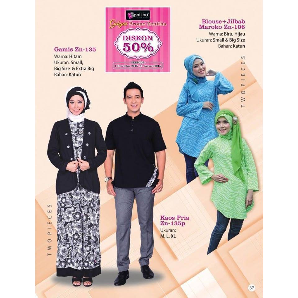 Baju Gamis / dress / Maxi dress / Zenitha Zn-135