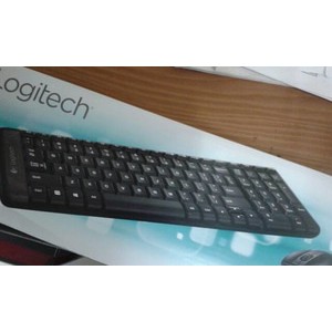 keyboard + mouse logitech wireles mk 220 garansi 1thn