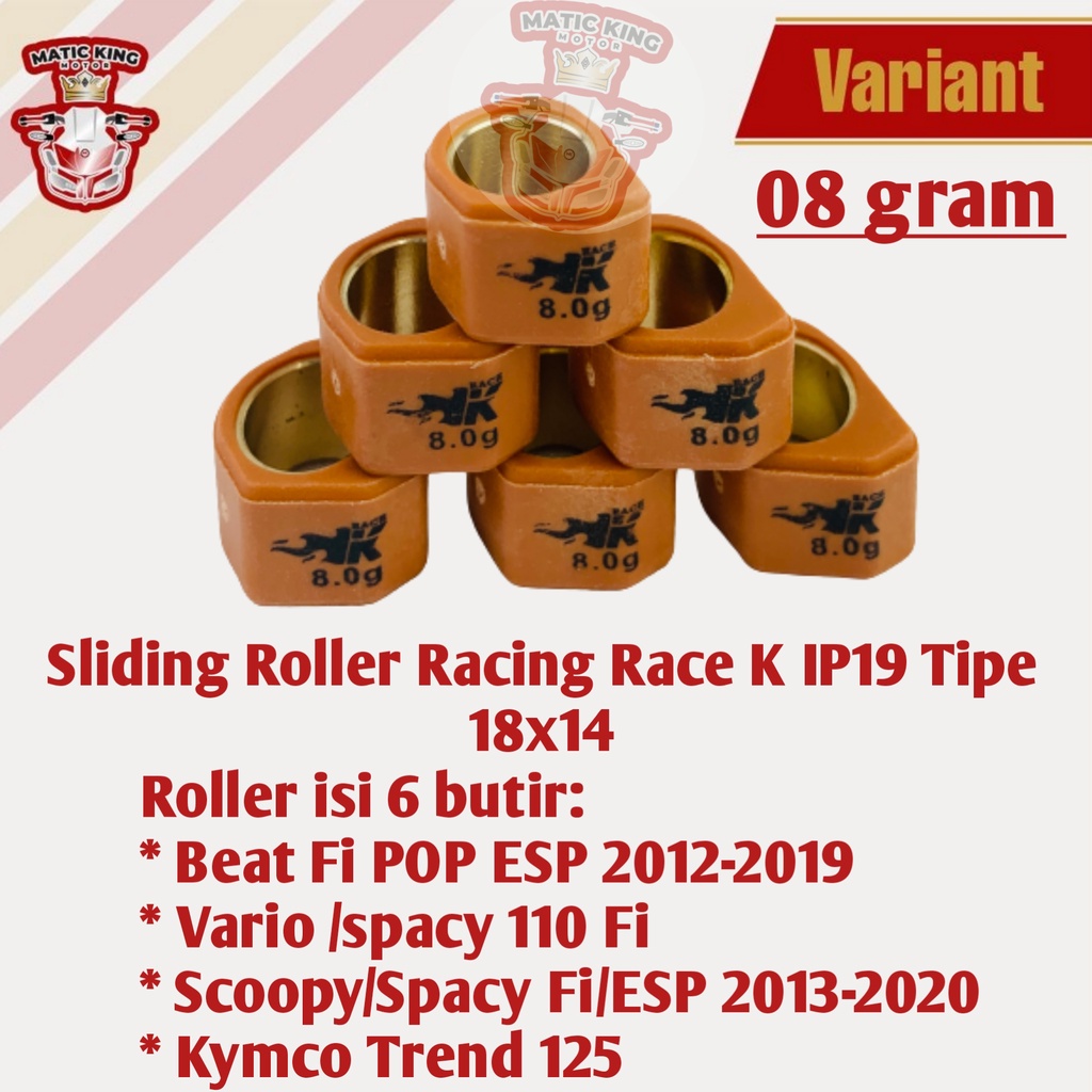 Sliding Roller Racing Beat Vario Scoopy Spacy Fi ESP POP 110 Race K  IP19 1814