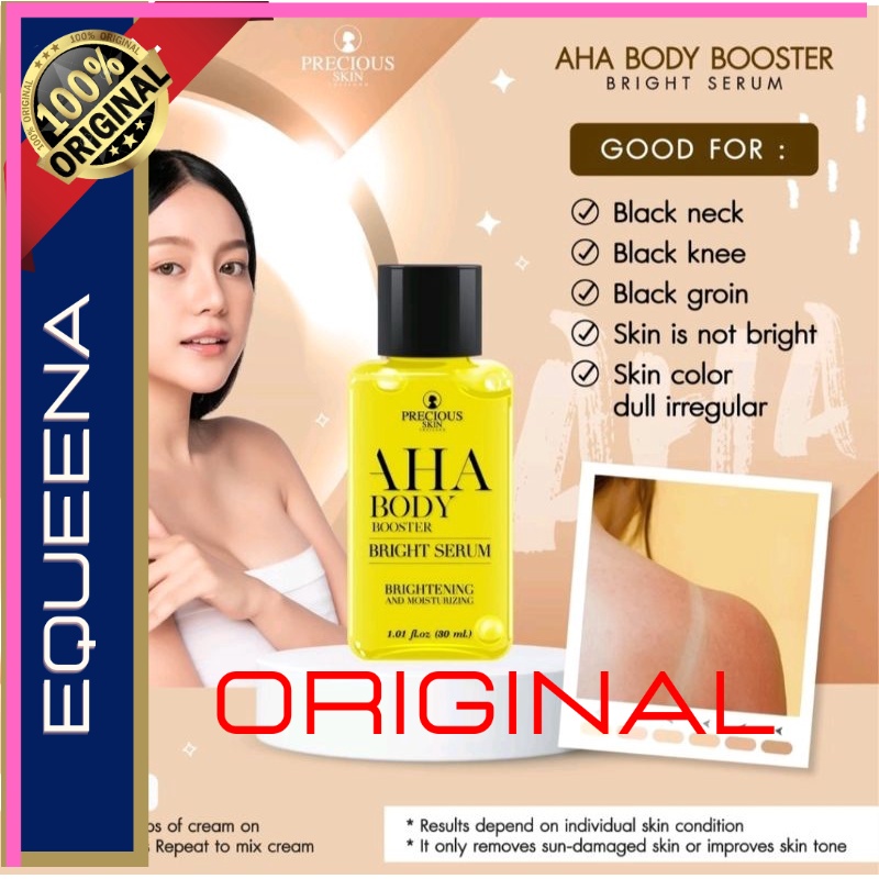 PRECIOUS SKIN MIMI WHITE AHA BODY BOOSTER BRIGHTENING BODY Serum anti plek hitam anti plek hitam WHI