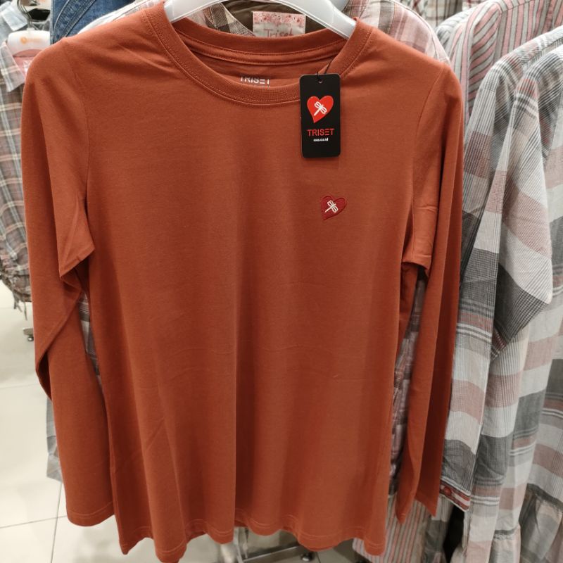 Kaos TRISET WANITA lengan panjang