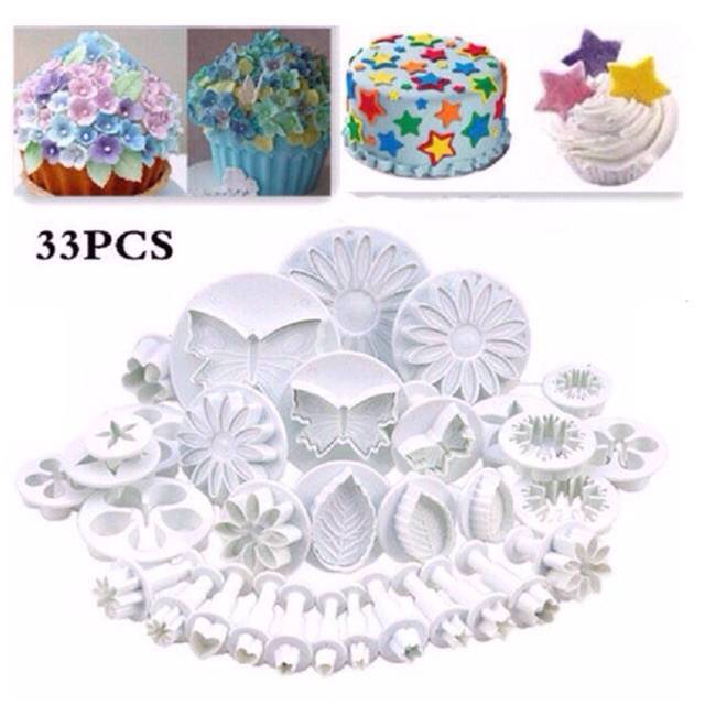 JOS121 Cetakan Kue / Cookies / Cake Set 33 Pcs