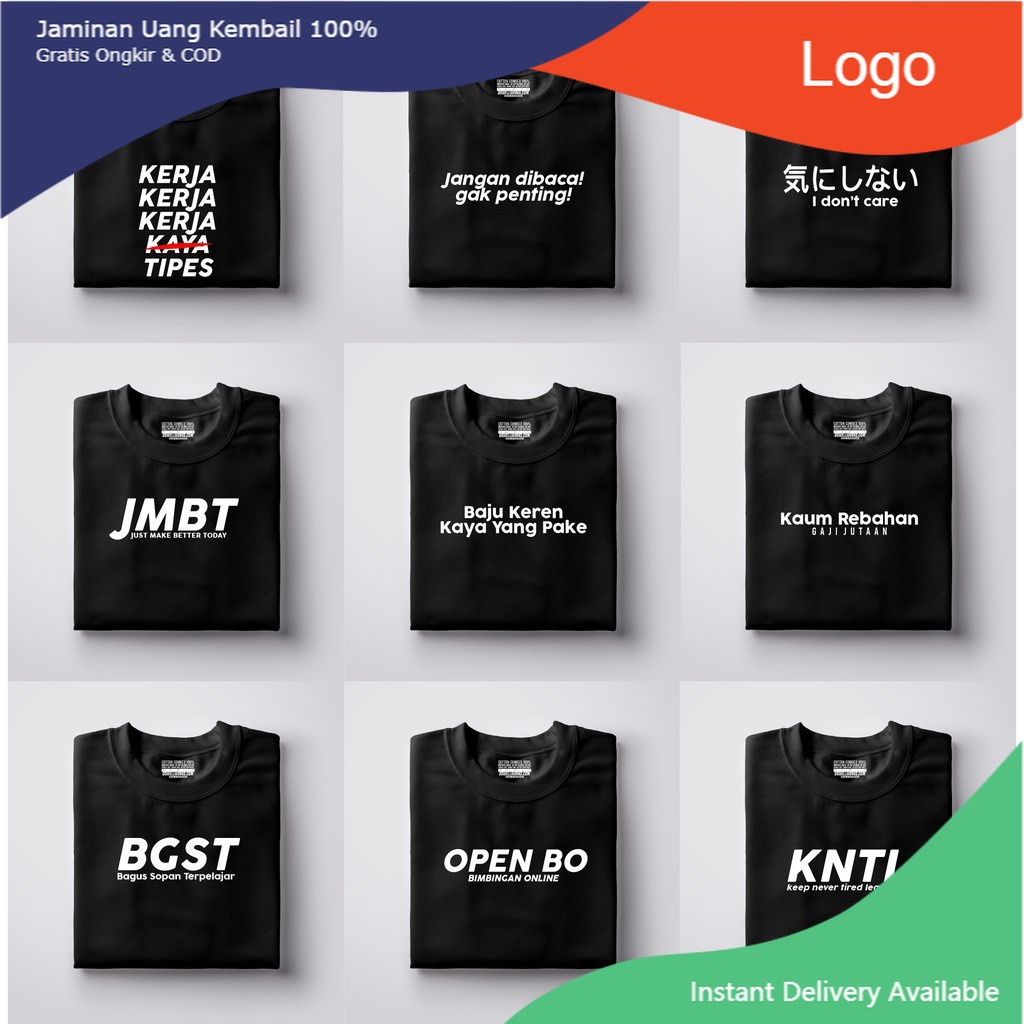 BAJU PRIA KAOS KATA KATA LUCU MURAH PRIA PREMIUM , KAOS PLESETAN , KAOS DISTRO PRIA