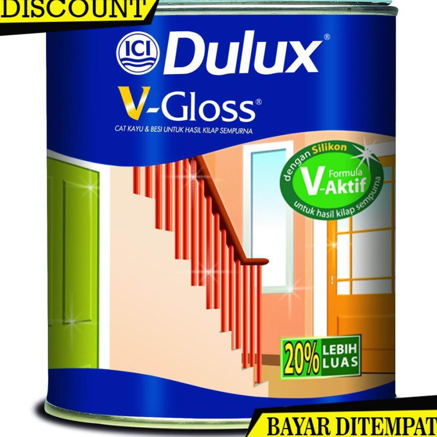 

(BAYAR DITEMPAT) CAT MINYAK DULUX V GLOSS 1 KG WARNA STANDARD B0364