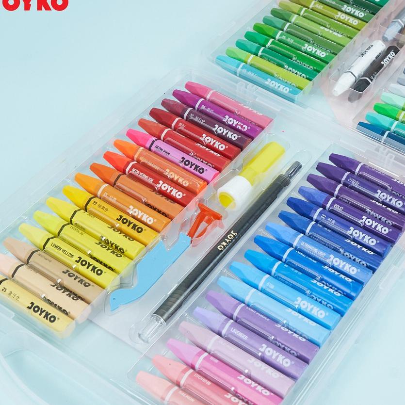 

CS8p3Od--Crayon / Oil Pastels Joyko ( 12 - 72 ) Warna - 7.5 x 1 cm