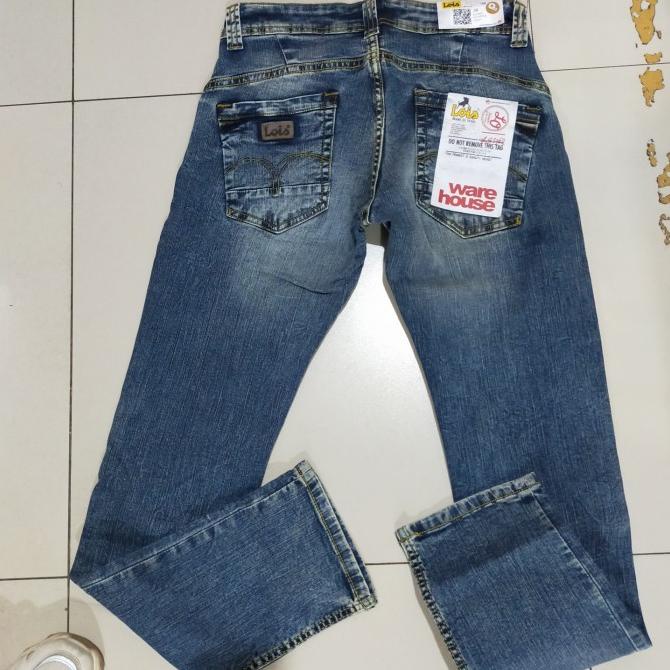 LOIS JEANS ORIGINAL - celana jeans pria lois original slimfit SLS011E