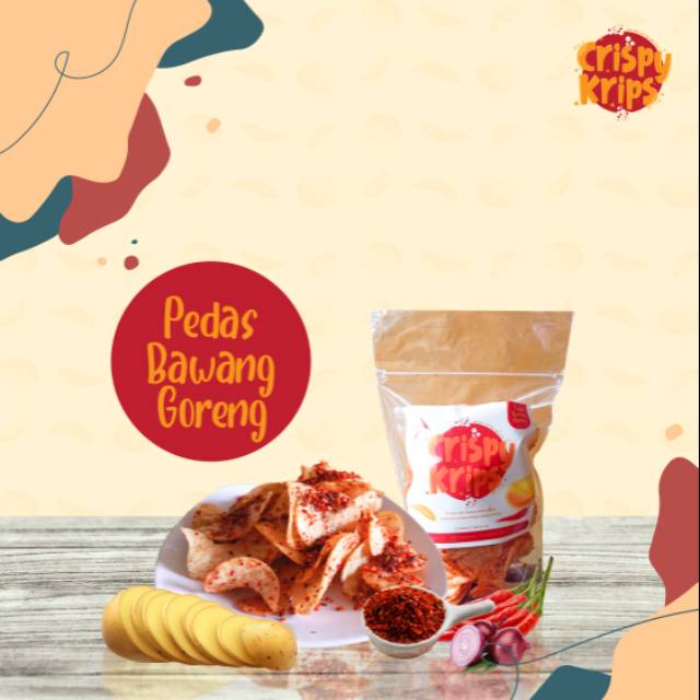 

Keripik Kentang Pedas Bawang Goreng