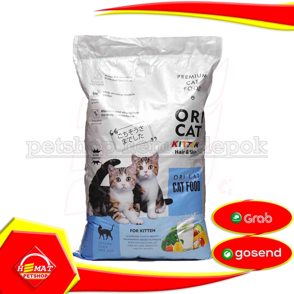 [Gosend] Makanan Kucing Ori Cat Kitten 20 Kg Non Bolt Cat Food 20kg