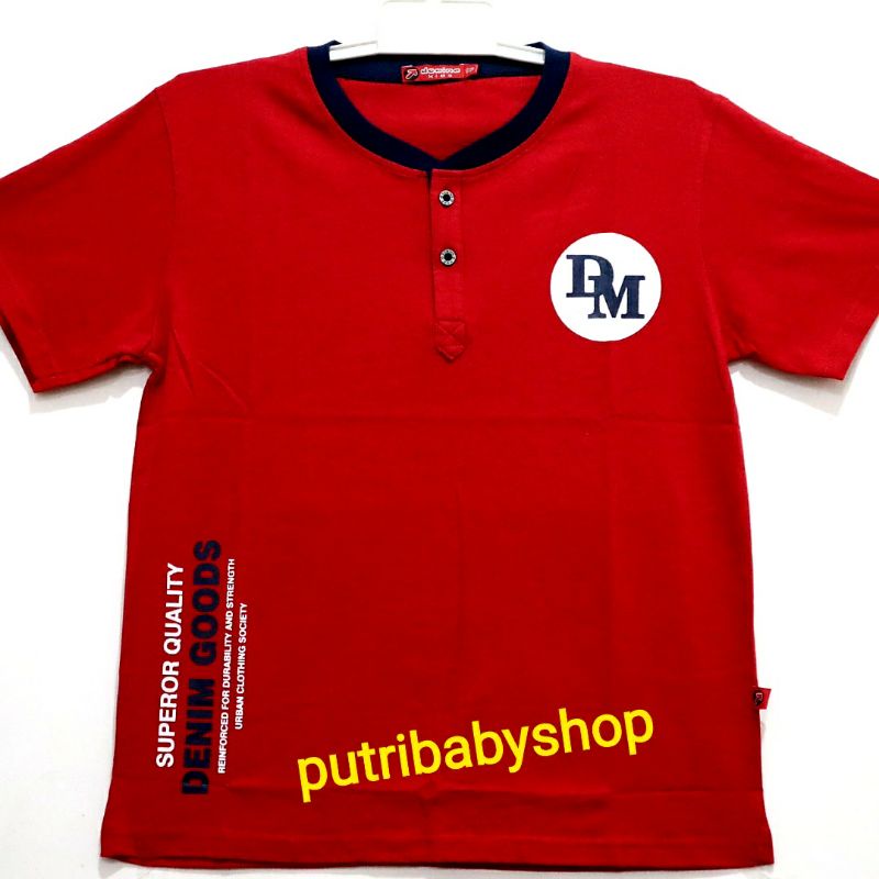 Kaos Anak Laki / Atasan Anak Laki Laki /Kaos DOMINO /JUMBO/  DOMINO KIDS / JUMBO 16-20 /10 - 12 TAHU