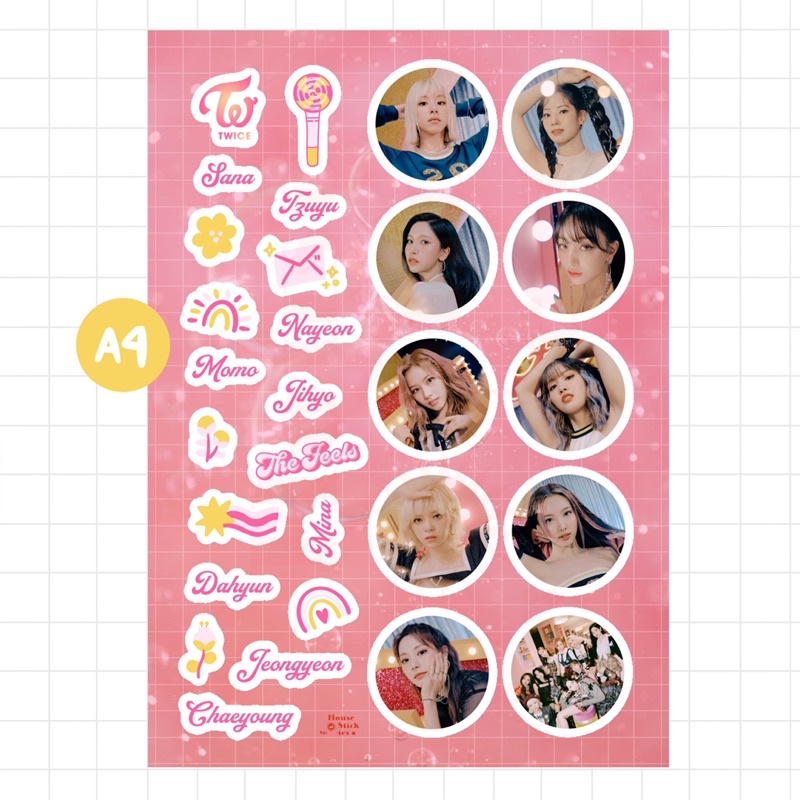 Stiker Kpop TWICE The Feels Edition