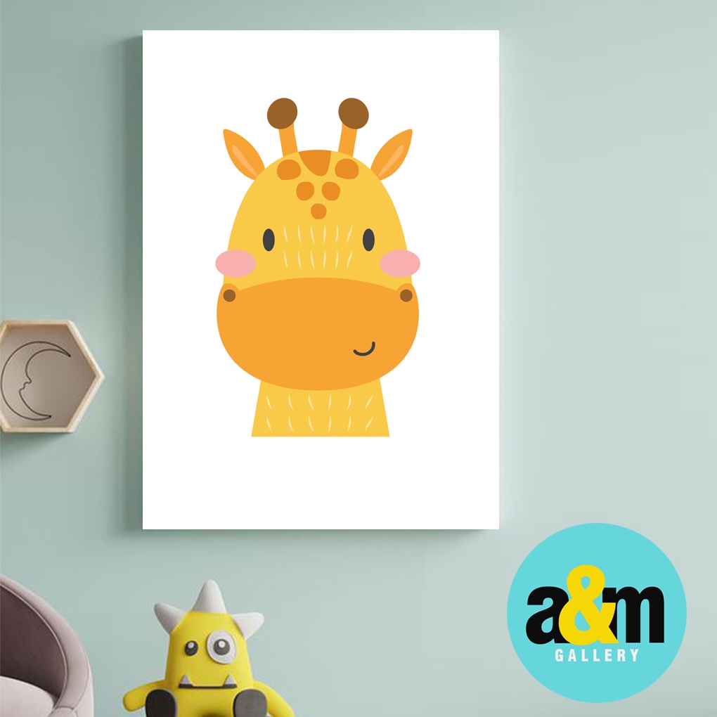 Hiasan Dinding Kamar Bayi (A4) Pajangan Anak Dekorasi Bayi Wall Decor Tema Pajangan Bayi - A&amp;M