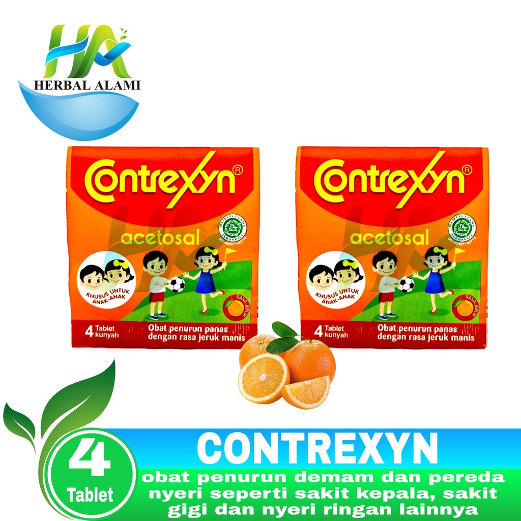 Contrexyn Acetosal - Obat Penurun Panas