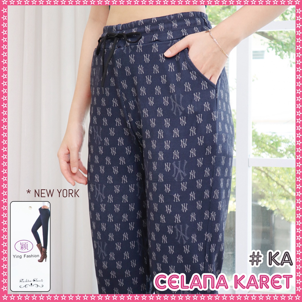 [GROSIR] Celana Karet Import / celana fashion wanita import / celana kotak wanita  / CELANA PANJANG WANITA / CELANA IMPORT / CELANA ZAHRA