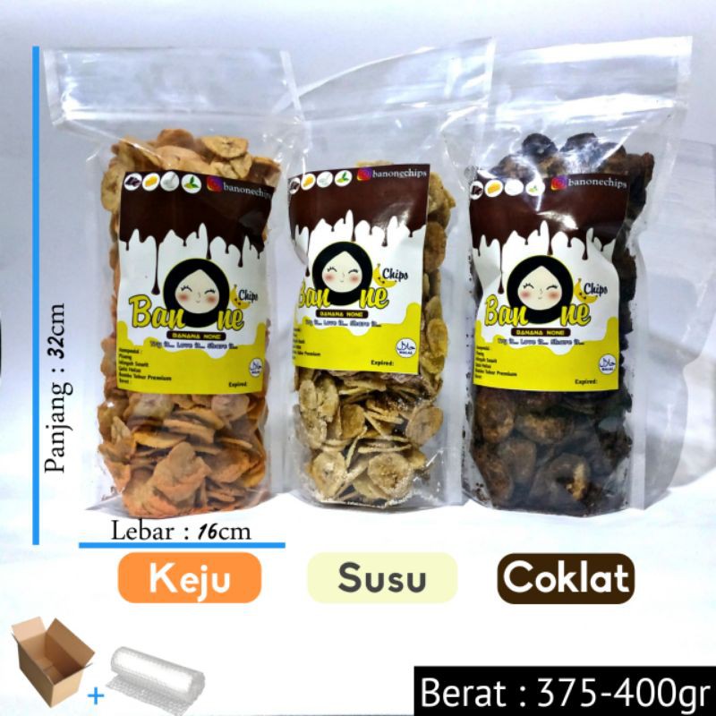 

kripik Pisang Ukuran 400gr/ Keripik Pisang/ Banana Chips/Snack/Snack Murah/Cemilan