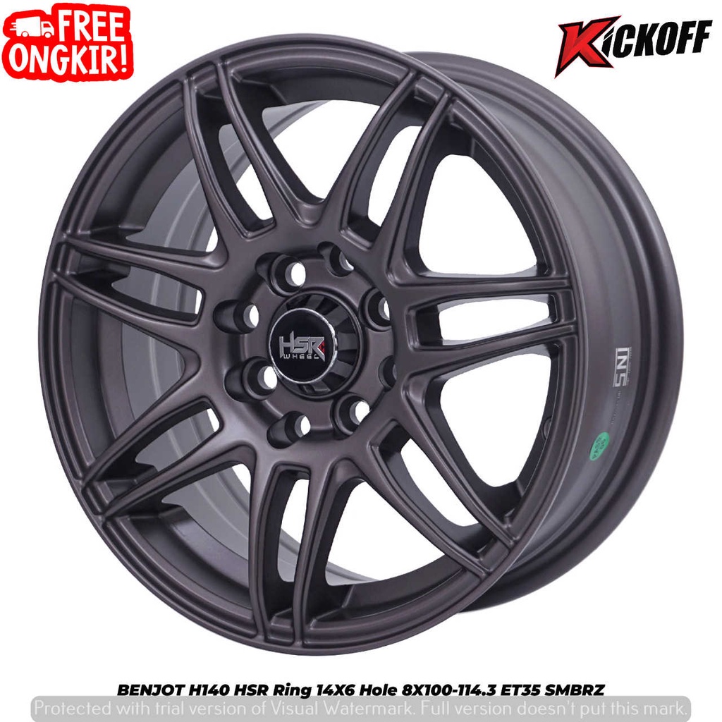 Velg Racing HSR Ring 14 Buat Agya Sigra Ayla Calya Agya Datsun