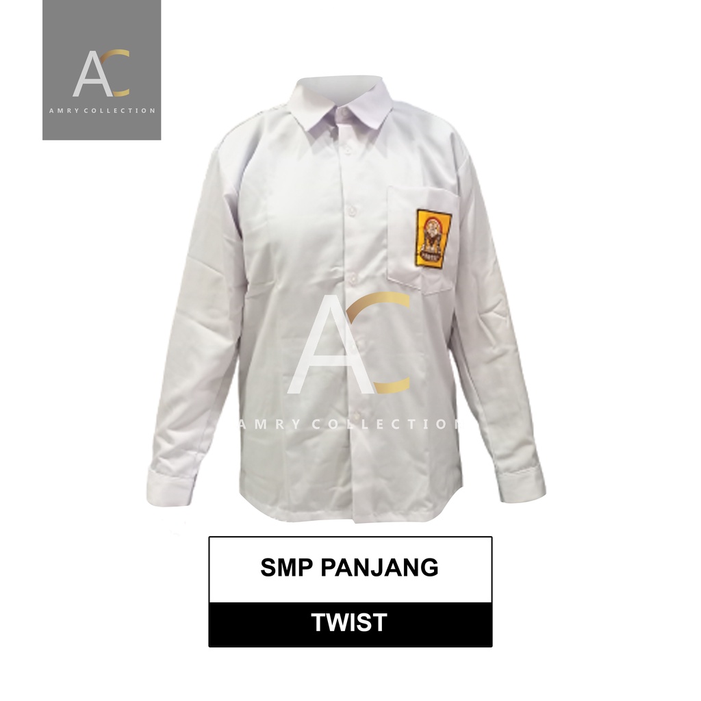 Jual Baju Seragam Smp Putih Panjang Twist Seragam Sekolah By