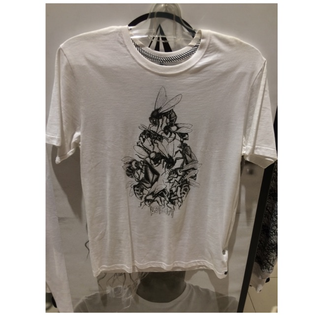 Kaos Volcom Original - Msf Wannabe Wht