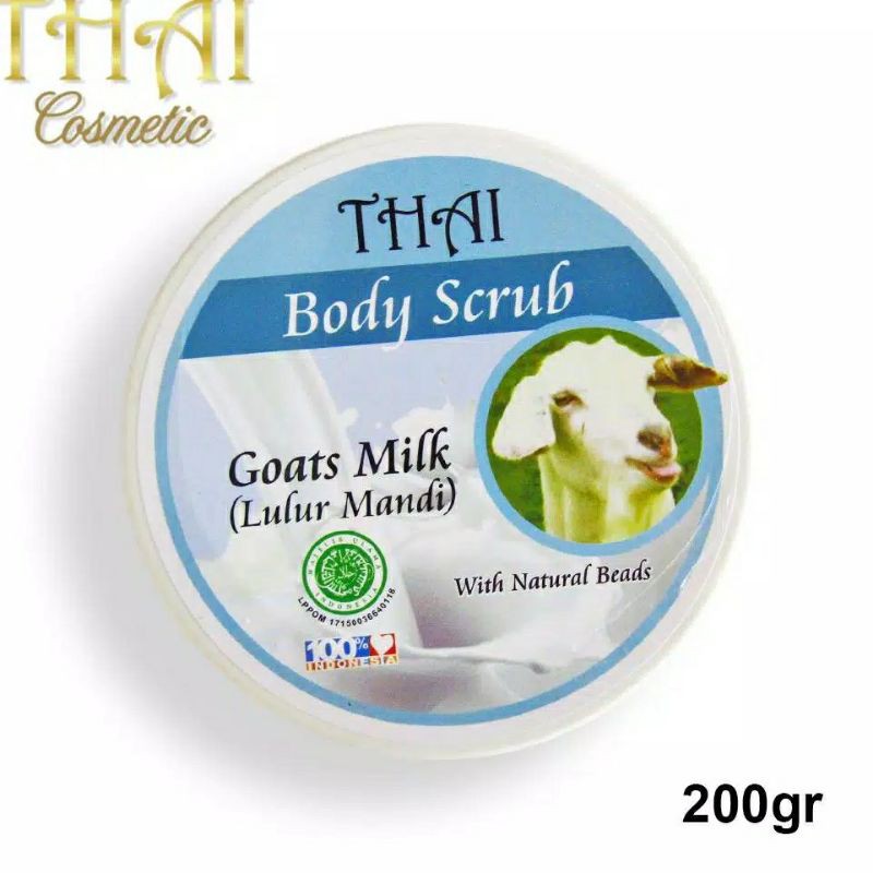 THAI BODY SCRUB GOATS MILK 200gr