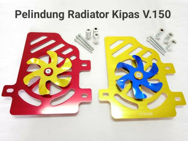 COVER PELINDUNG RADIATOR MODEL HRC UNTUK MOTOR HONDA VARIO 125 VARIO 150 , PCX, ADV