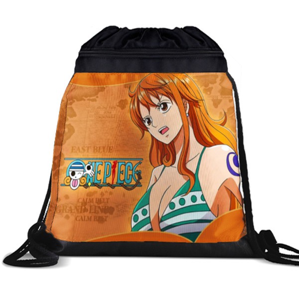 GRANDSALE Tas Serut Tas Nami One Piece Tas Anime Drawstring Backpack Premium