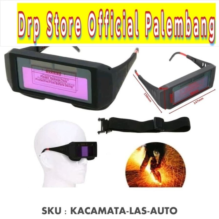 Welding google kaca mata las model AUTO DARKNESS - OTOMATIS GELAP