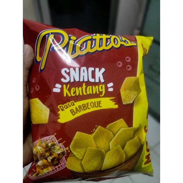 

Piattos Snack kentang BBQ, Sapi panggang, Iga Penyet 75gr