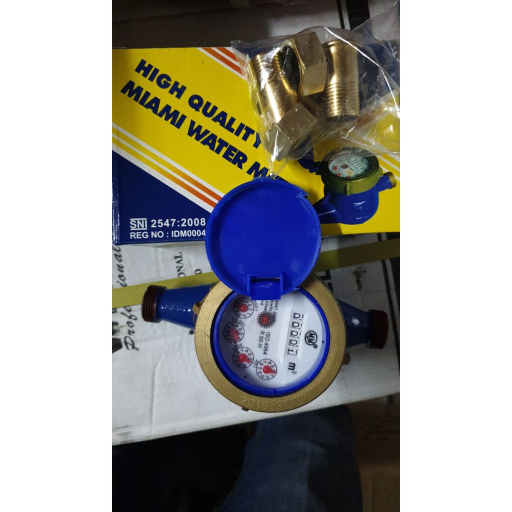 Meteran Air Besi Water Meter Besi SNI NANKAI skls IMD Miami