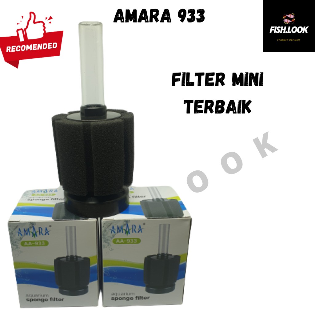 Amara Busa Mini Bio Foam Sponge Filter Aquarium Aquascape biofoam